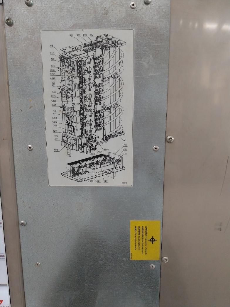 Abb Acs800-104Lc-0700-7+E205+Q950 Inverter Drive Module Aofc-03 Rev A Agps21C - Image 7