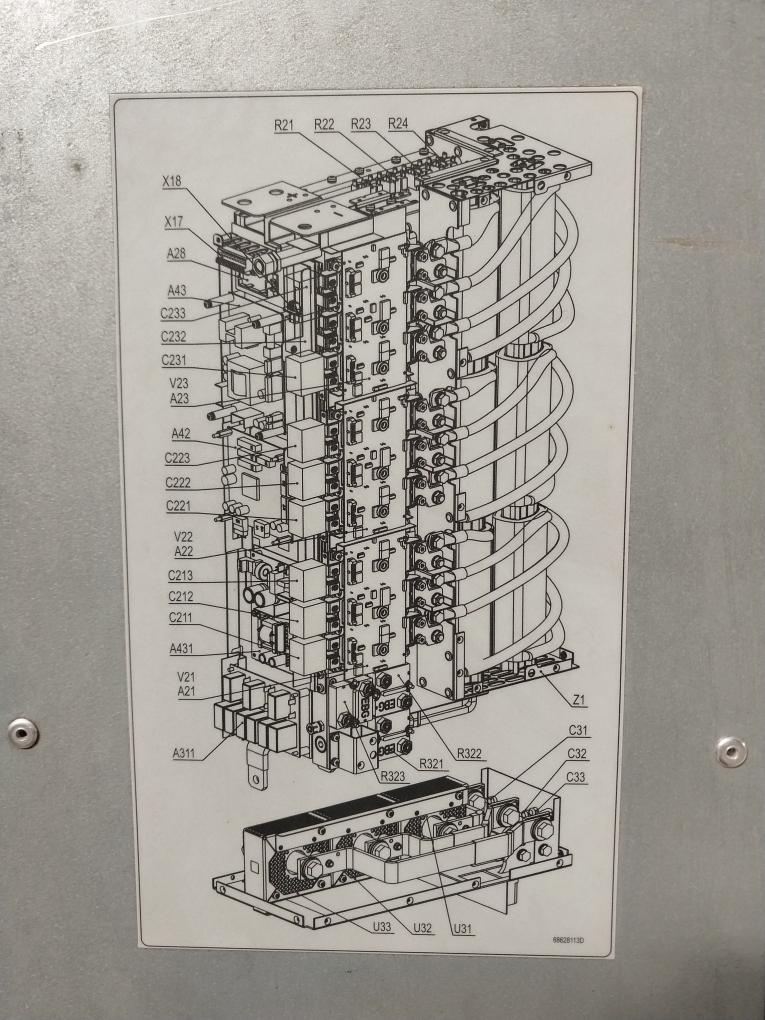 Abb Acs800-104Lc-0700-7+E205+Q950 Inverter Unit Apow-01C, Aint-14C, Agps21C - Image 7