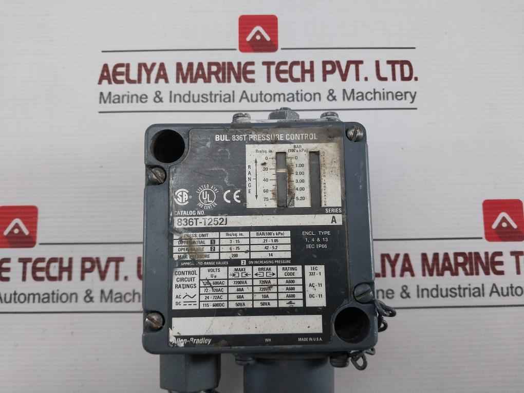 Allen-bradley 836T-t252J Pressure Control Ip66 - Image 10