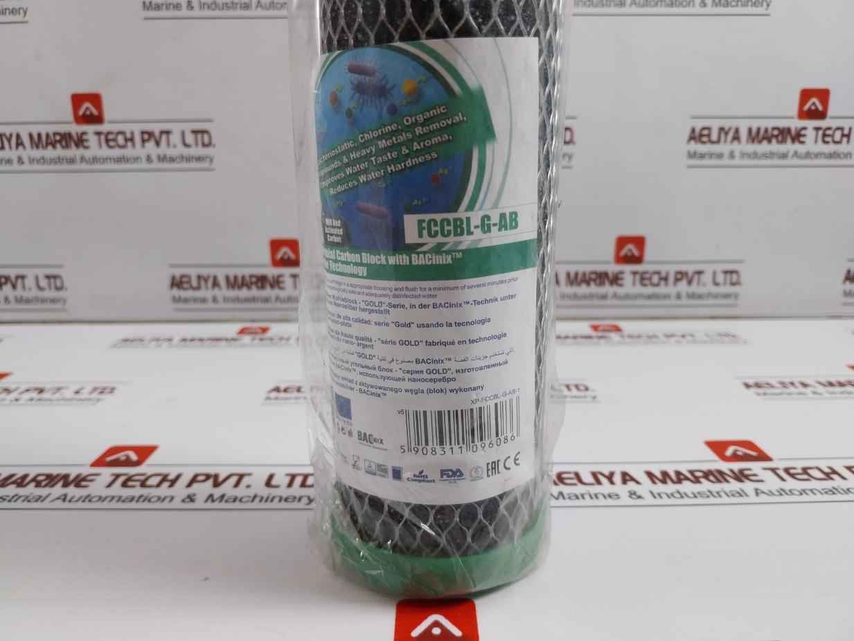 Aqua Filter Xp-fccbl-g-ab-1 Block Carbon Cartridge With Antimicrobial Agent - Image 8
