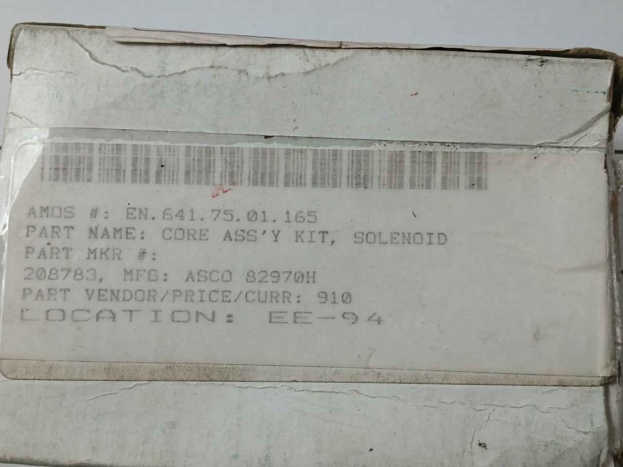 Asco 208783 Solenoid Core Assembly Kit - Image 8