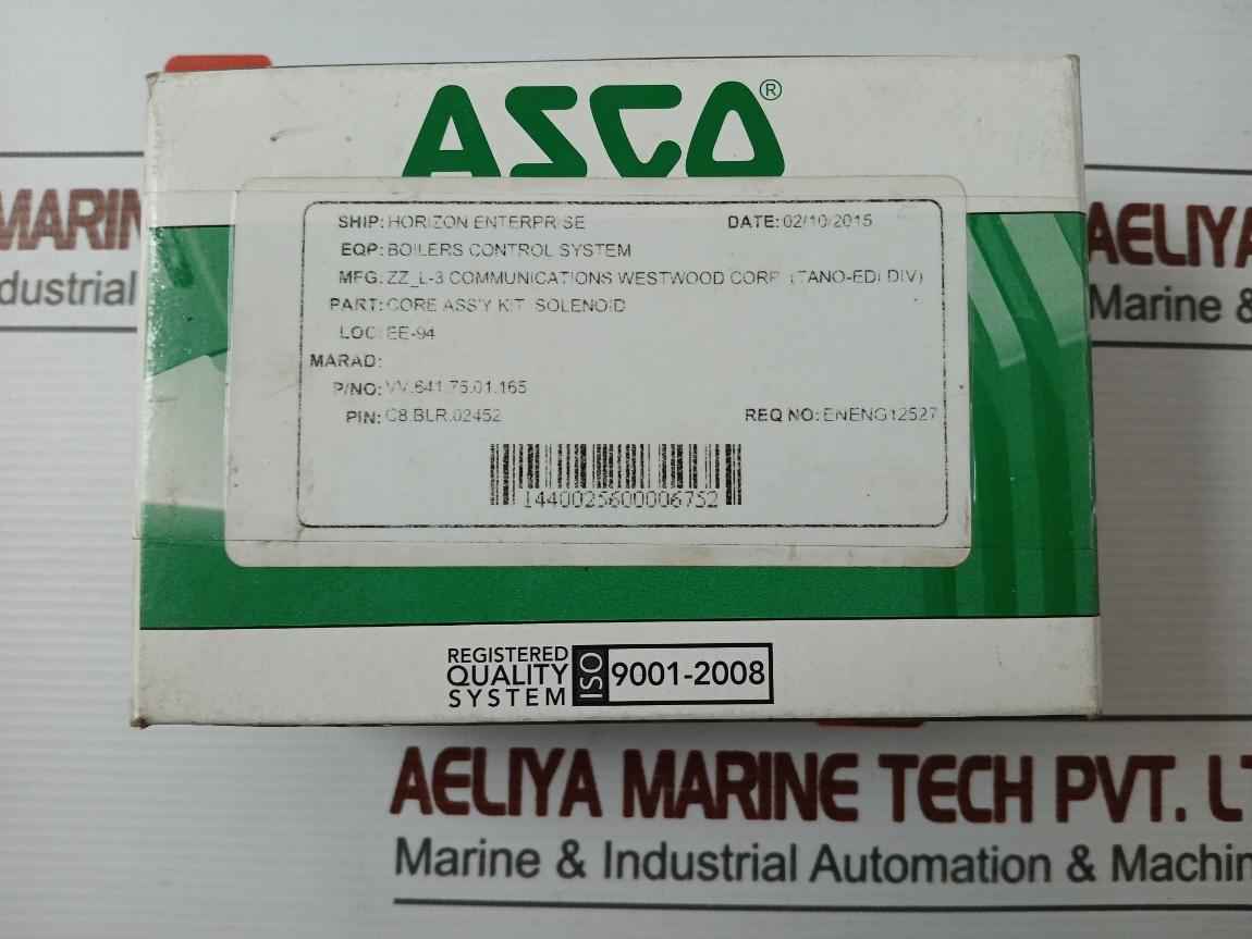 Asco 208783 Vv.641.75.01.165 Solenoid Core Assembly Kit - Image 8