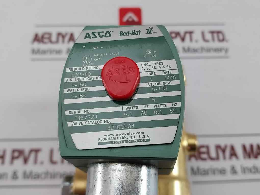 Asco 8210G004 Solenoid Valve 60/50Hz - Image 7