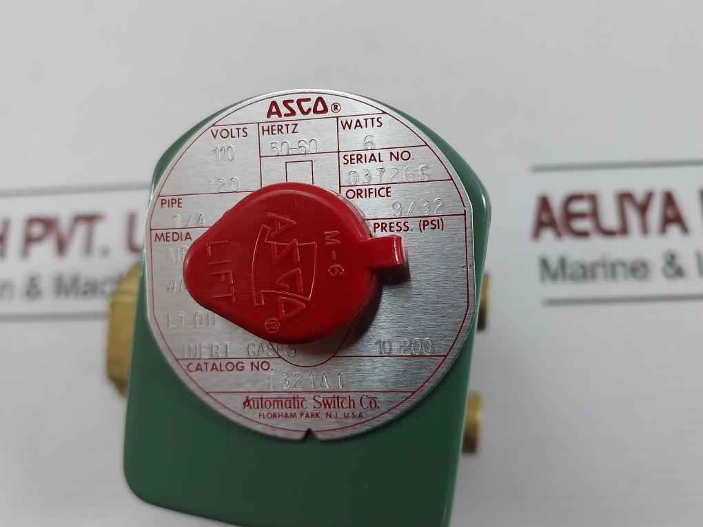 Asco 8321A1 Solenoid Valve 110 120V/50-60/6W - Image 9