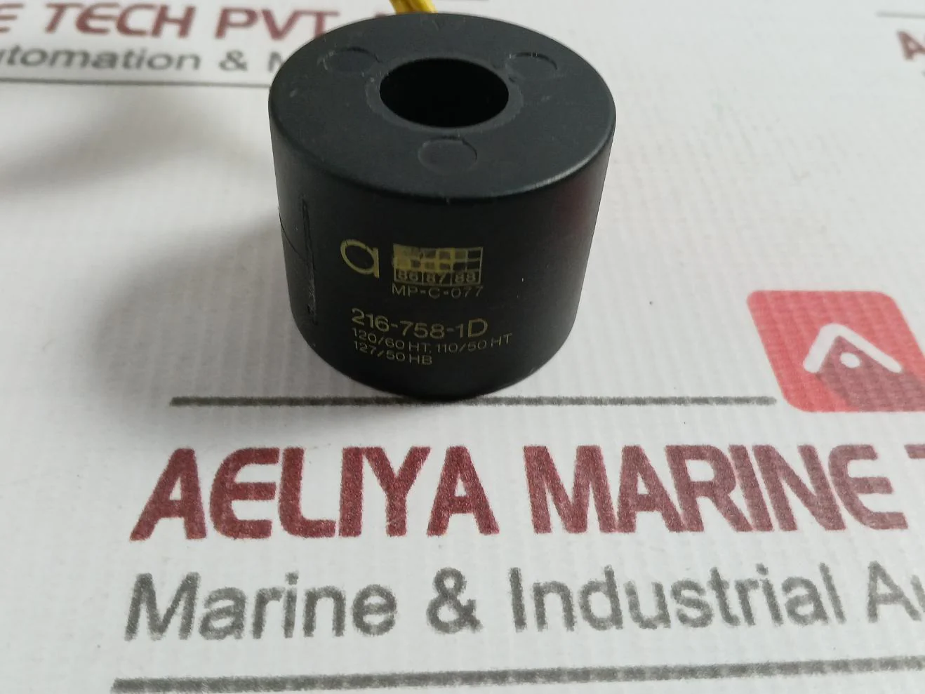 Asco Mp-c-077 Solenoid Valve Coil 216-758-1D 120V Ac 60Hz - Image 3