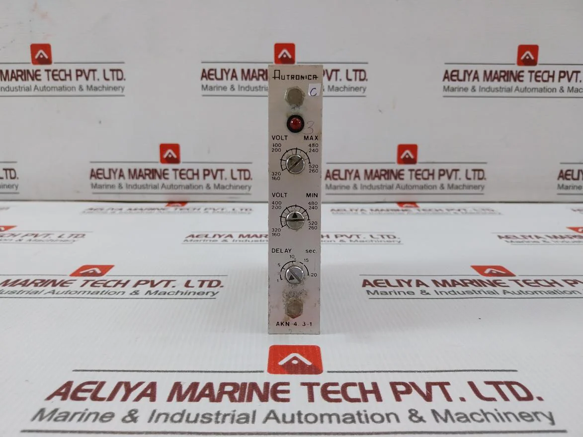 Autronica Ak-31/1 Voltage And Frequency Monitor Ake-4/1-2 - Image 4