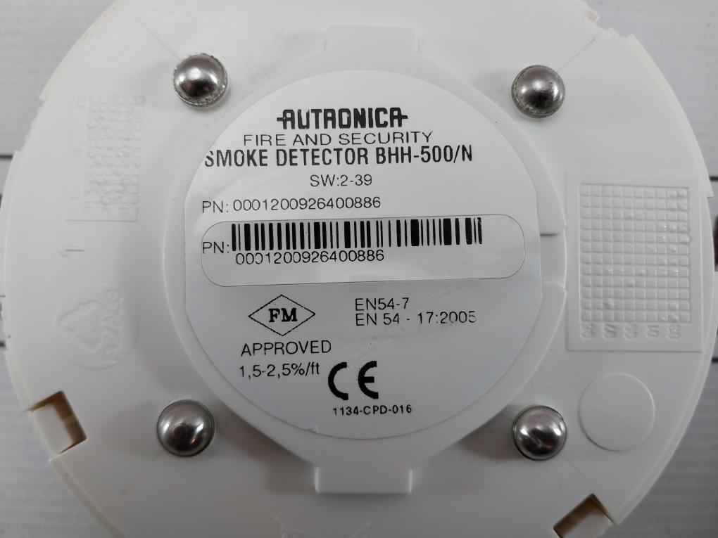 Autronica Bhh-500/N Fire And Security Smoke Detector - Image 7