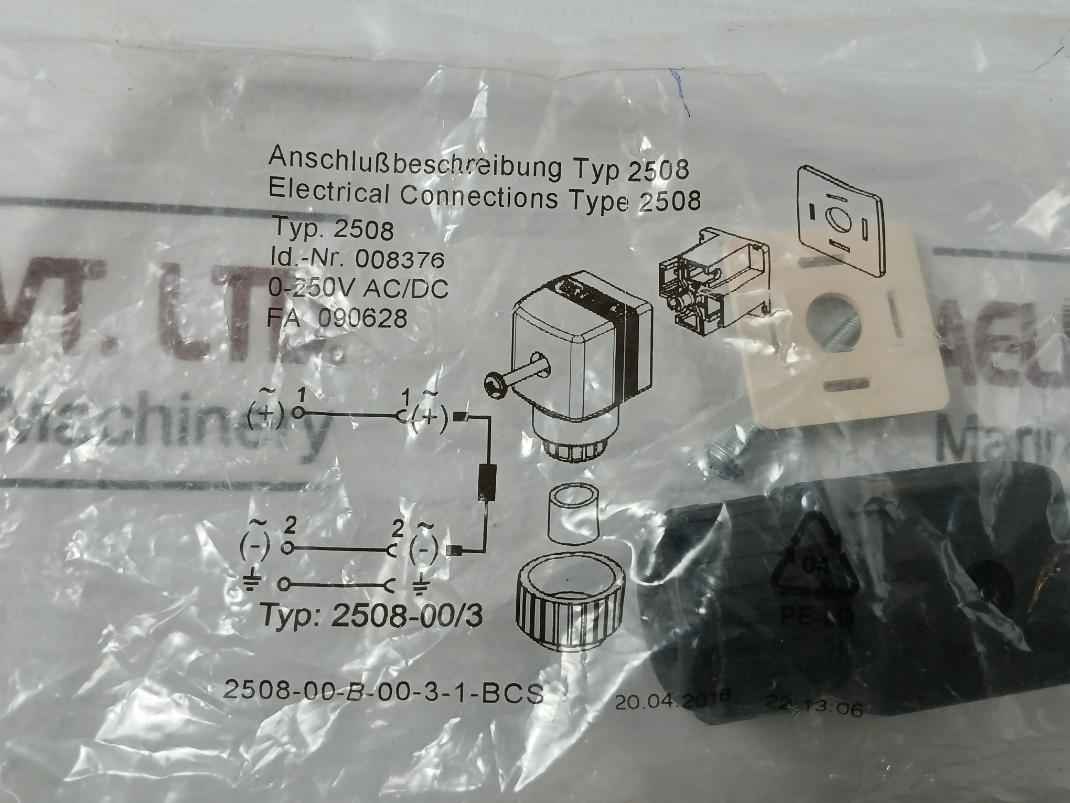Burkert 2508-00/3 Connector 0-250V Ac/Dcburkert - Image 8
