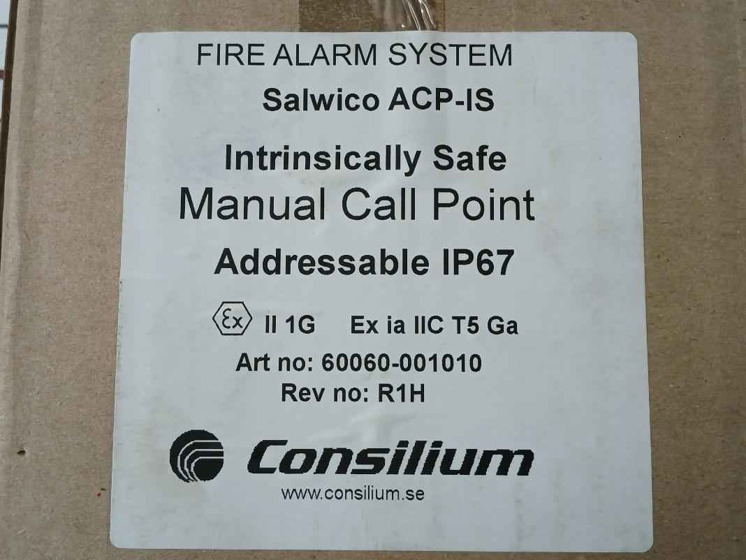 Consilium 60060-001010 Manual Call Point 15-28Dc Rev No.R1H - Image 14
