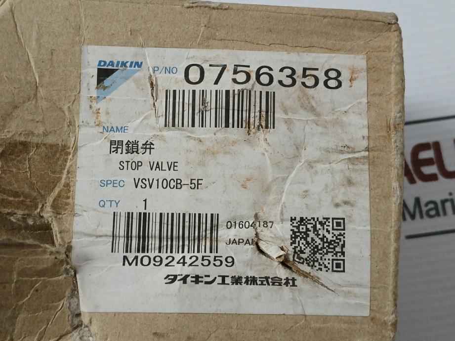 Daikin Vsv10Cb-5F Stop Valve - Image 11