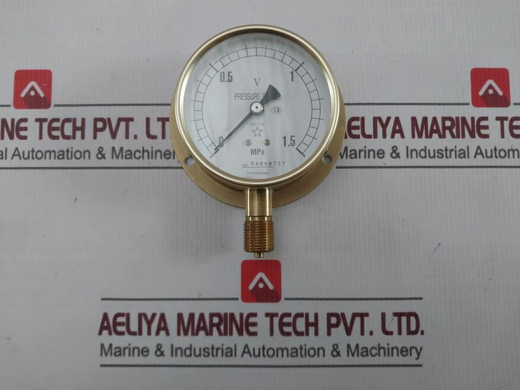 Daito Keiki Bu Pressure Gauge 0-1.5 Mpa 75 Mm - Image 4