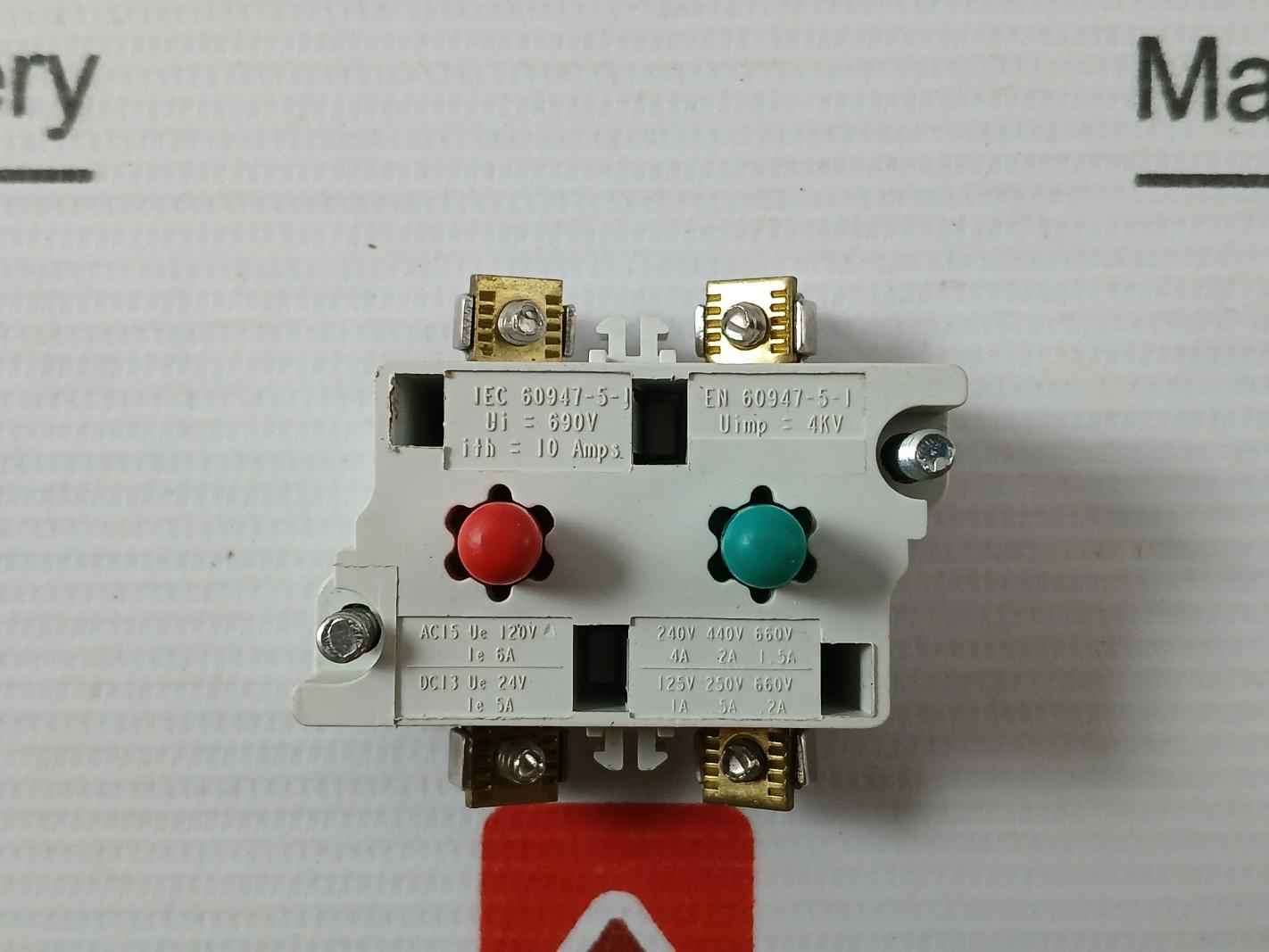 Eaton 10250T/91000T Pushbutton Contact Block 10 Amps - Image 11