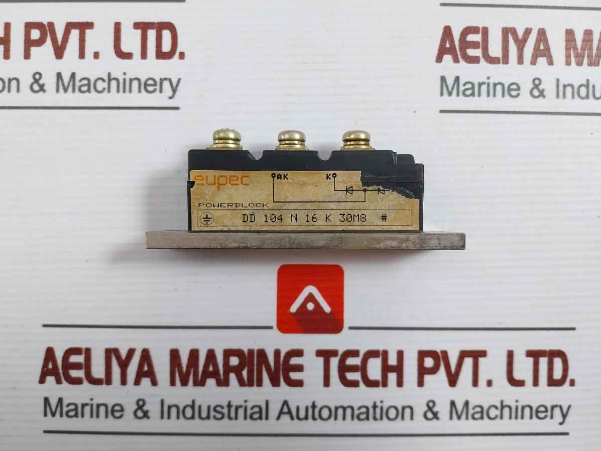 Eupec Dd 104 N 16 K 30M8 Powerblock Rectifier Diode Module - Image 10
