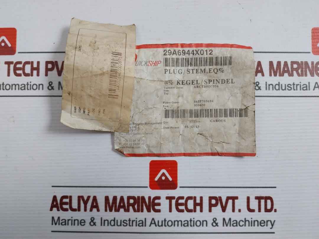 Fisher 29A6944X012 Stem Plug Assembly - Image 9