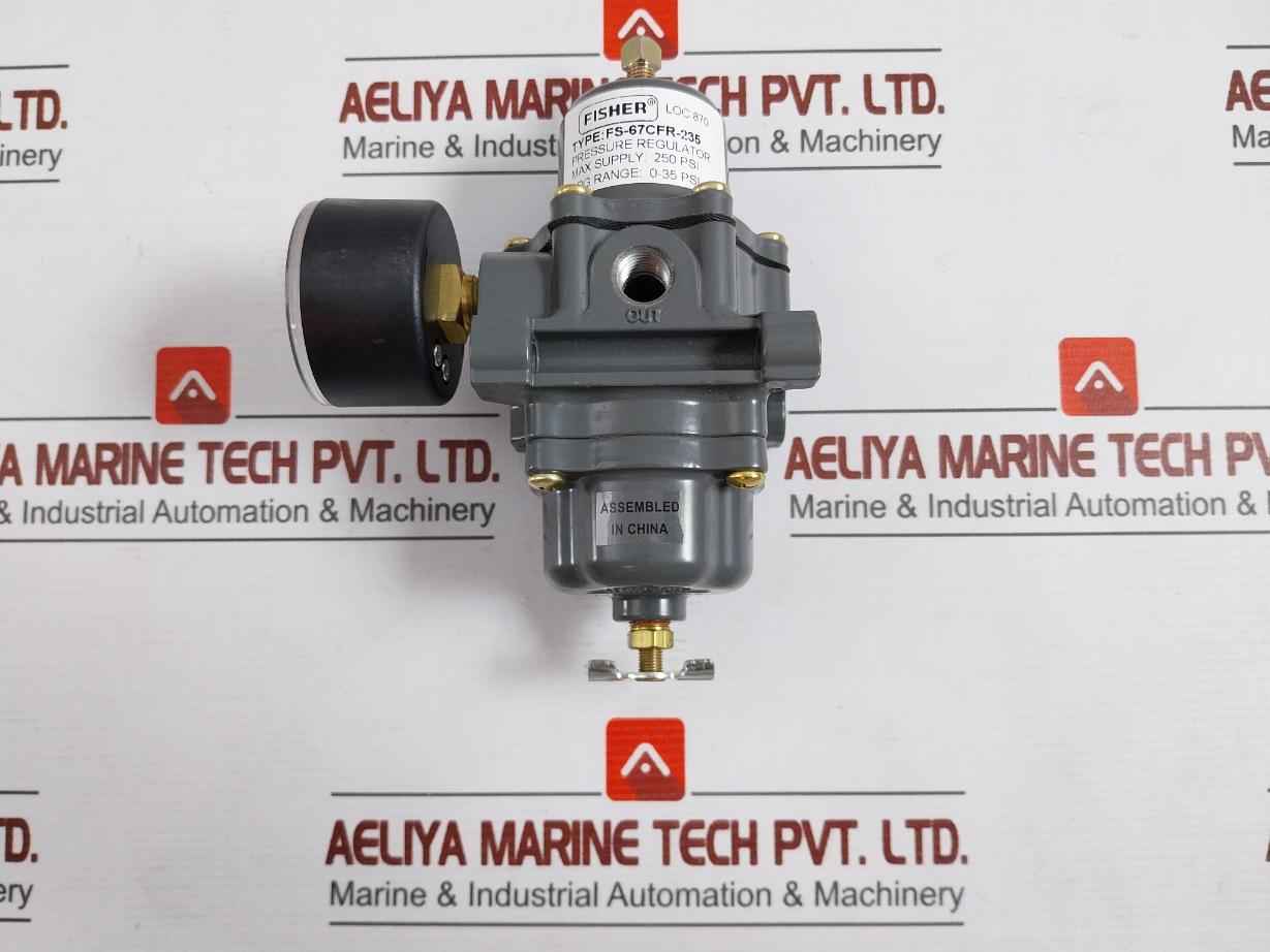 Fisher Fs-67Cfr-235 Pressure Regulator 67Cf Series 0-2 Bar 0-.2 Mpa 0-30 Psi - Image 7