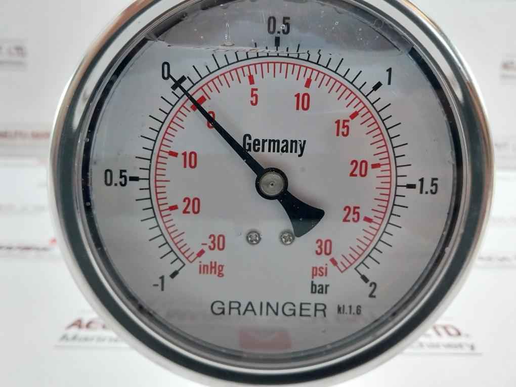 Grainger Inhg Liquid-filled Pressure Gauge -30 To 30 Psi - Image 6