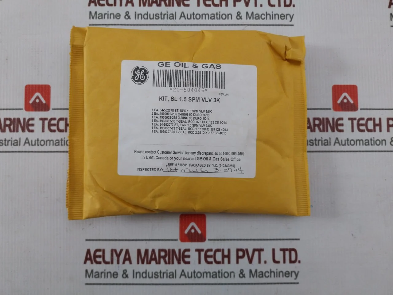 Hydril 20-504048 Spm Nc Sl Valve Repair Kit 18 3/4 15M 34-504041, 34-504253 - Image 8