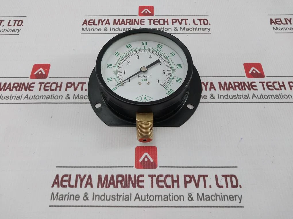 Ik 0-7 Kg/Cm2 Pressure & Temperature Gauge 0-100 Psi - Image 4