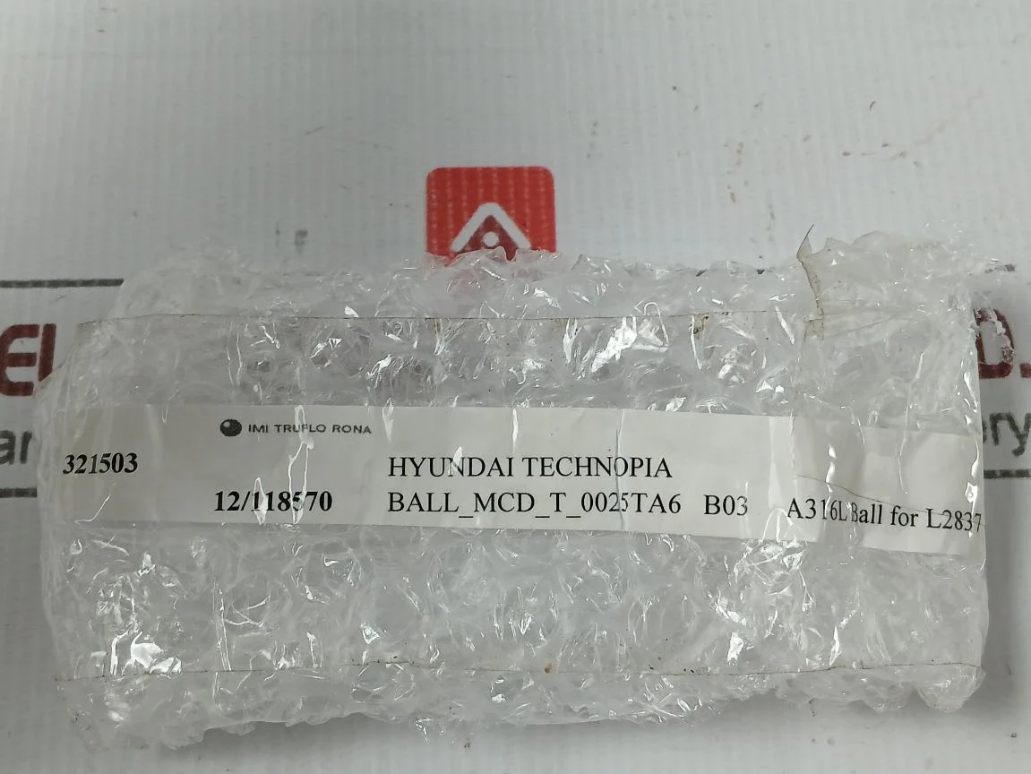 Imi Truflo Rona 321503 Stainless Steel Valve Ball Component - Image 4