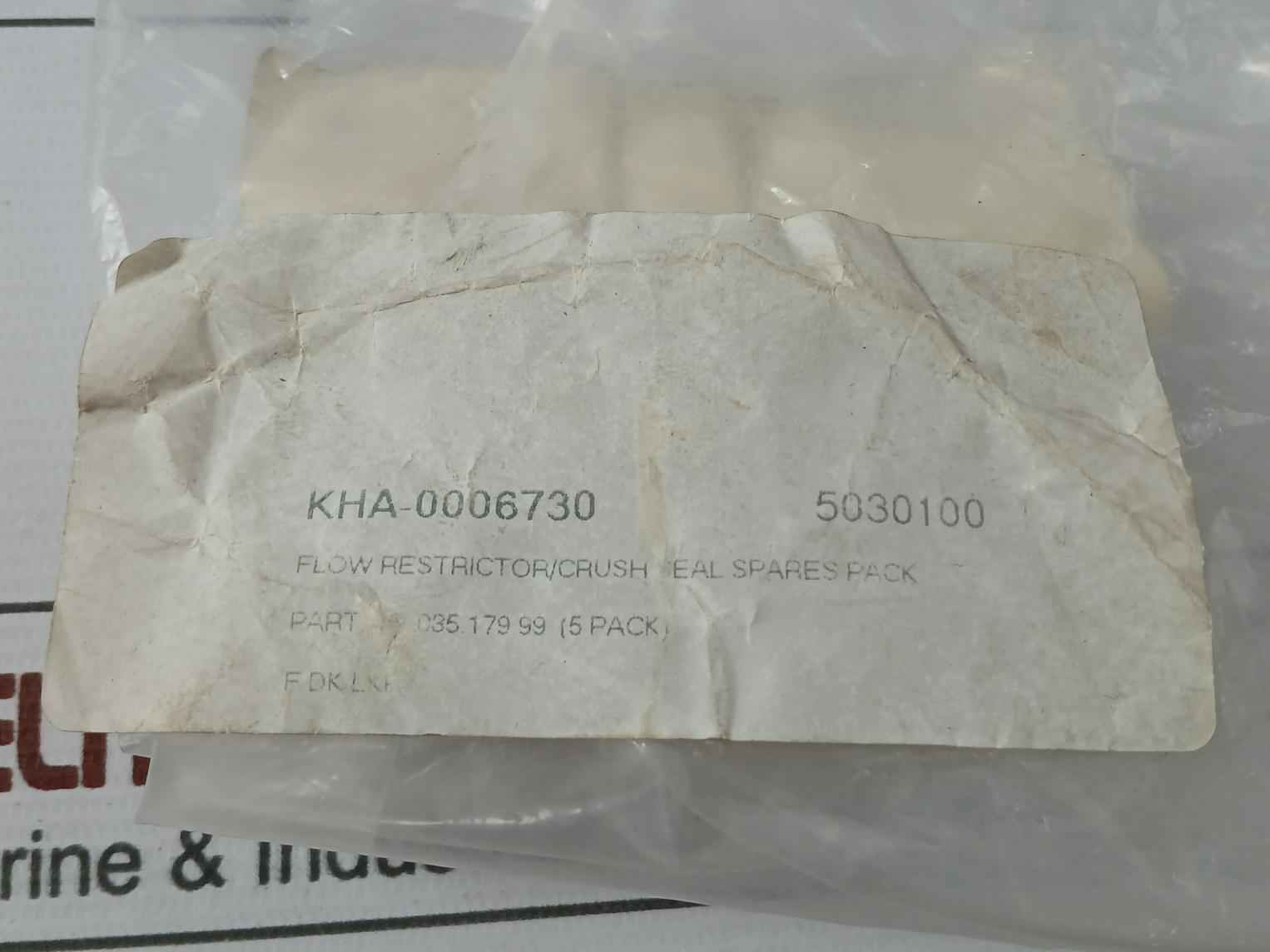Kha-0006730 Flow Restrictor 035.179.99 - Image 7