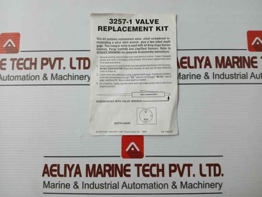 King Engineering 3257-1 Valve Replacement Kit - Image 8