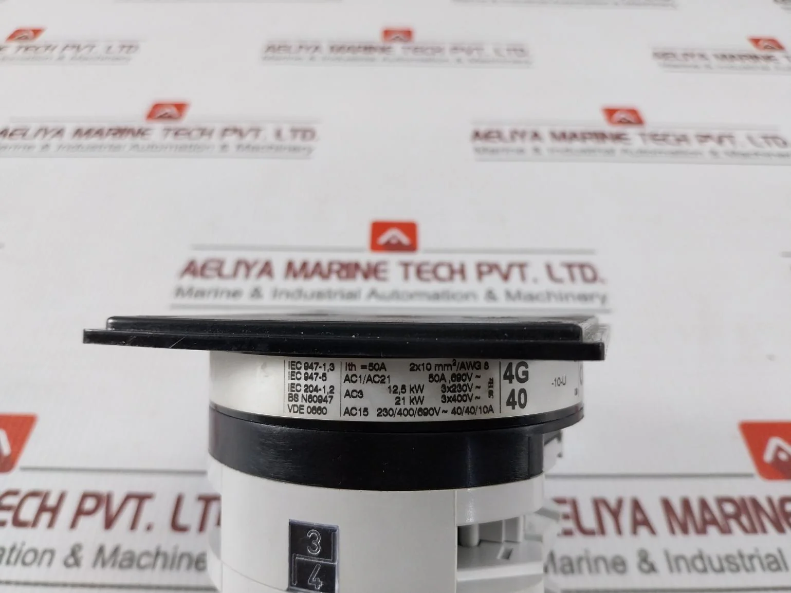 Koncar 4G-10-u Rotary Cam Switch 50A, 690V - Image 4