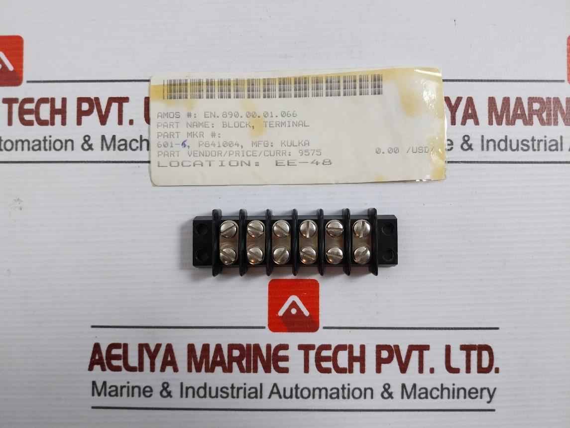 Kulka 601-6 Barrier Terminal Block - Image 3