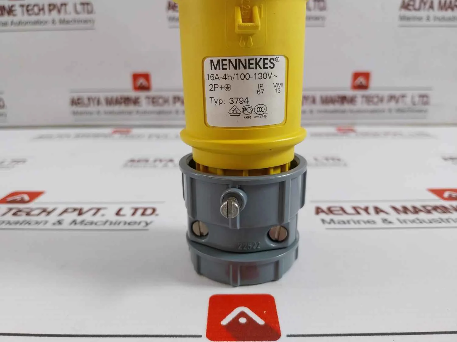 Mennekes 3794 Power Plug Power Connector 16A 4H 100-130V 50-60 Hz - Image 8