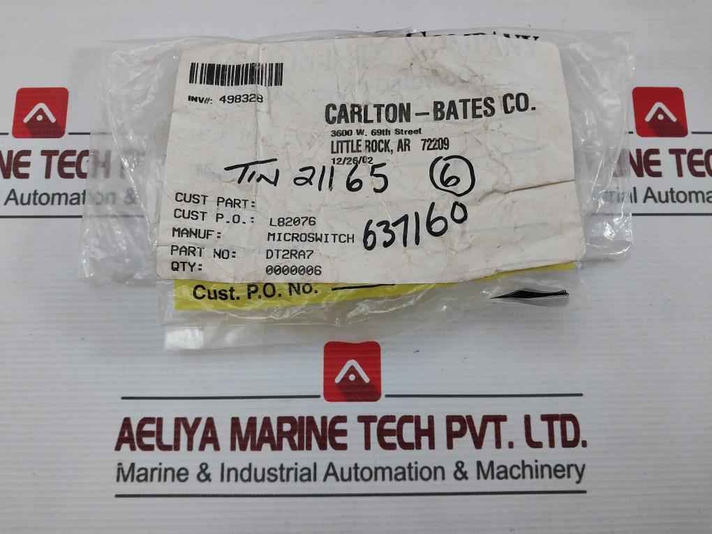 Micro Switch Dt-2R-a7 Snap Action Switch Plunger - Image 11
