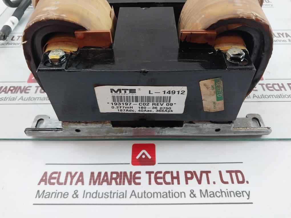 Mte 193197-c02 Transformer Assembly Rev 09 600V 187 Adc 40 Aac - Image 8