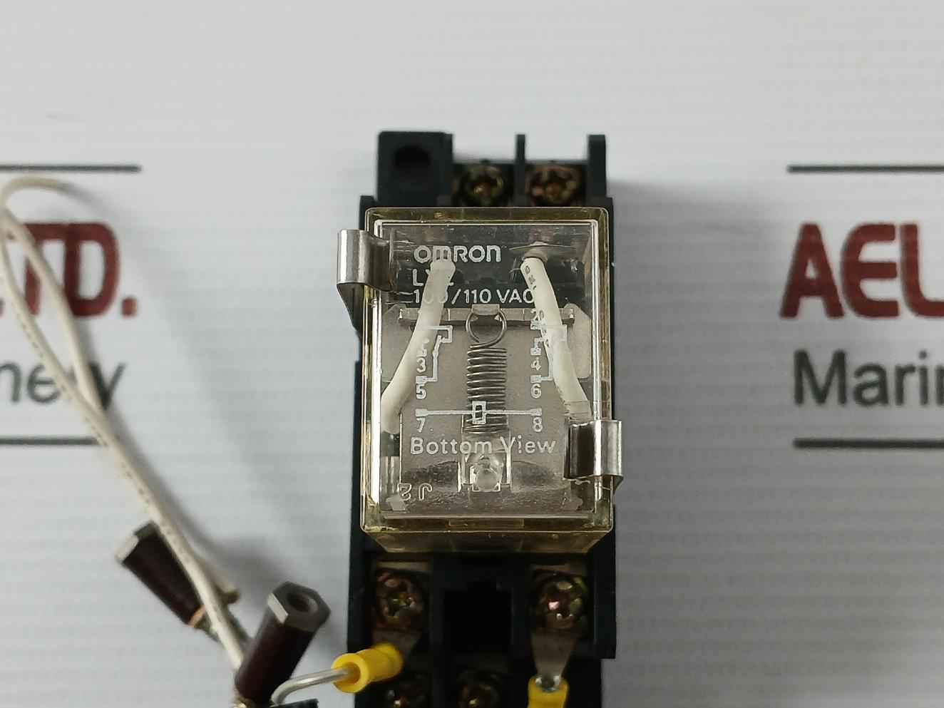Omron Ly2 Relay With A Socket Base 100/110 Vac - Image 7