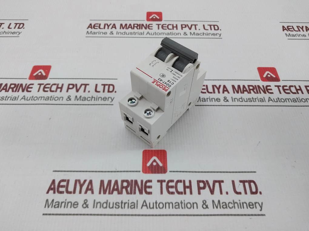 People Electric Dz47-63 2 Pole Miniature Circuit Breaker 400V 4000A - Image 3