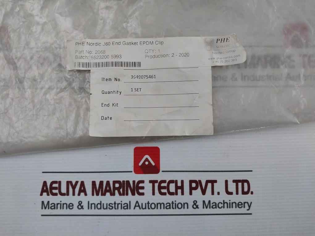Phe Nordic 2068 J60 End Gasket Epdm Clip - Image 17