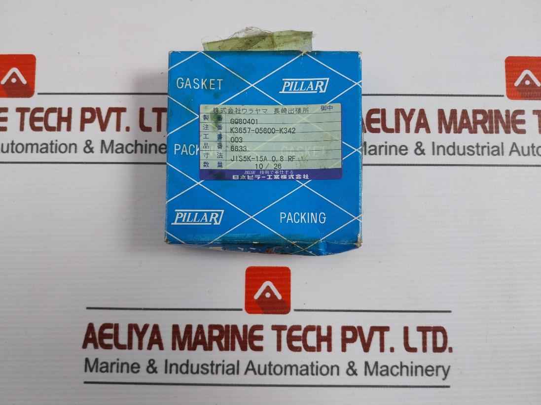 Pillar 6633 Gasket For Steam Piping (1 Box = 13 Pcs) - Image 8