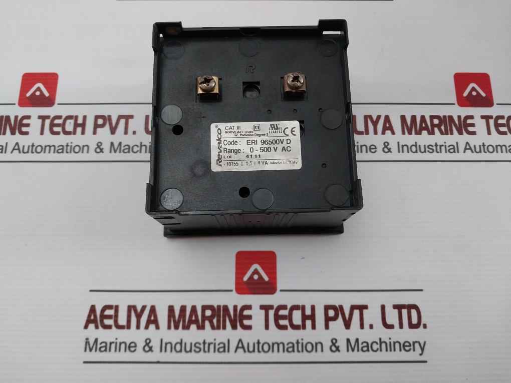 Revalco Eri 96 500V D Analog Voltmeter Panel Meter - Image 3