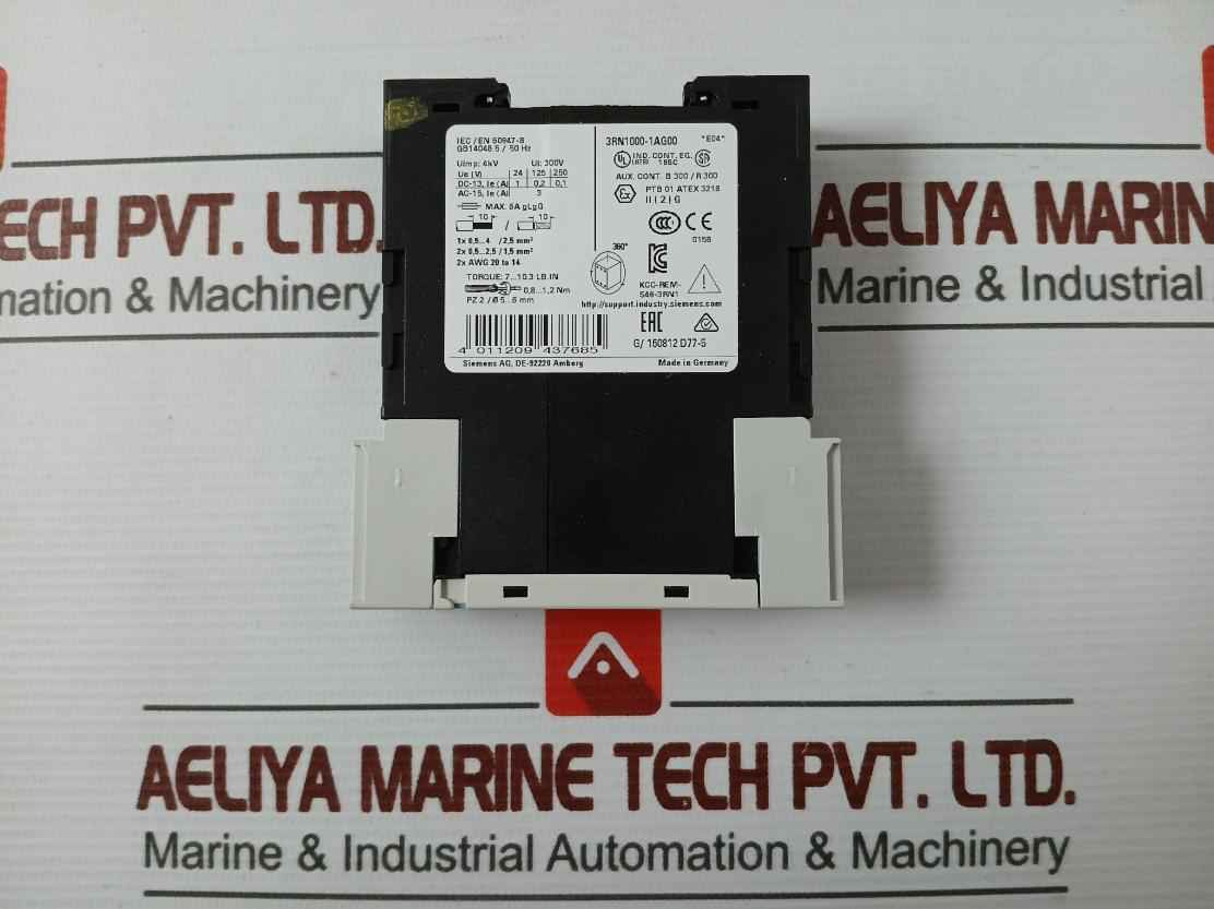 Siemens 3Rn1000-1Ag00 Thermistor Motor Protection Unit Relay - Image 11