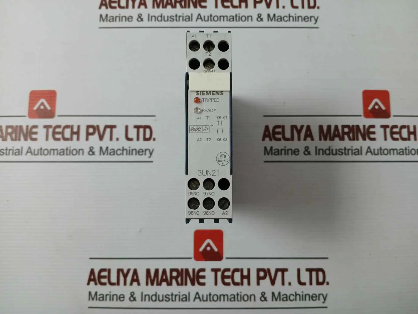 Siemens 3Un2100-0Af7 Thermistor Motor Protection Relay 110-120V/50-60Hz