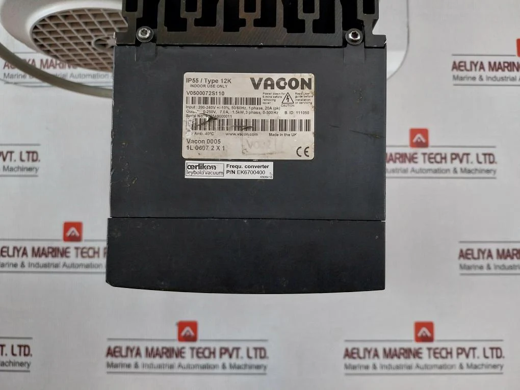 Sogevac Sv65 Bi Fc Single-stage Oil-sealed Rotary Vane Pump X Series Ek6700400 - Image 4
