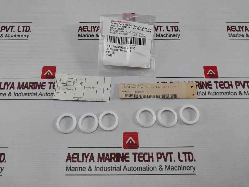 Teflon Ae0105-0713.N07 Seat Gland Steam Thrust Bearing Kit For Boiler Vent V/V - Image 5