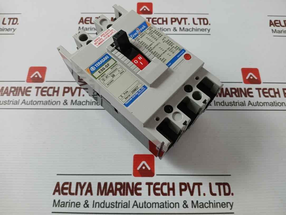 Terasaki E50-sf Tembreak No-fuse Breaker 3Pole 690V 50/60Hz - Image 4