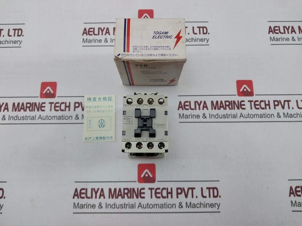Togami Electric Pak-12J Magnetic Contactor 380–400V 50Hz 26A