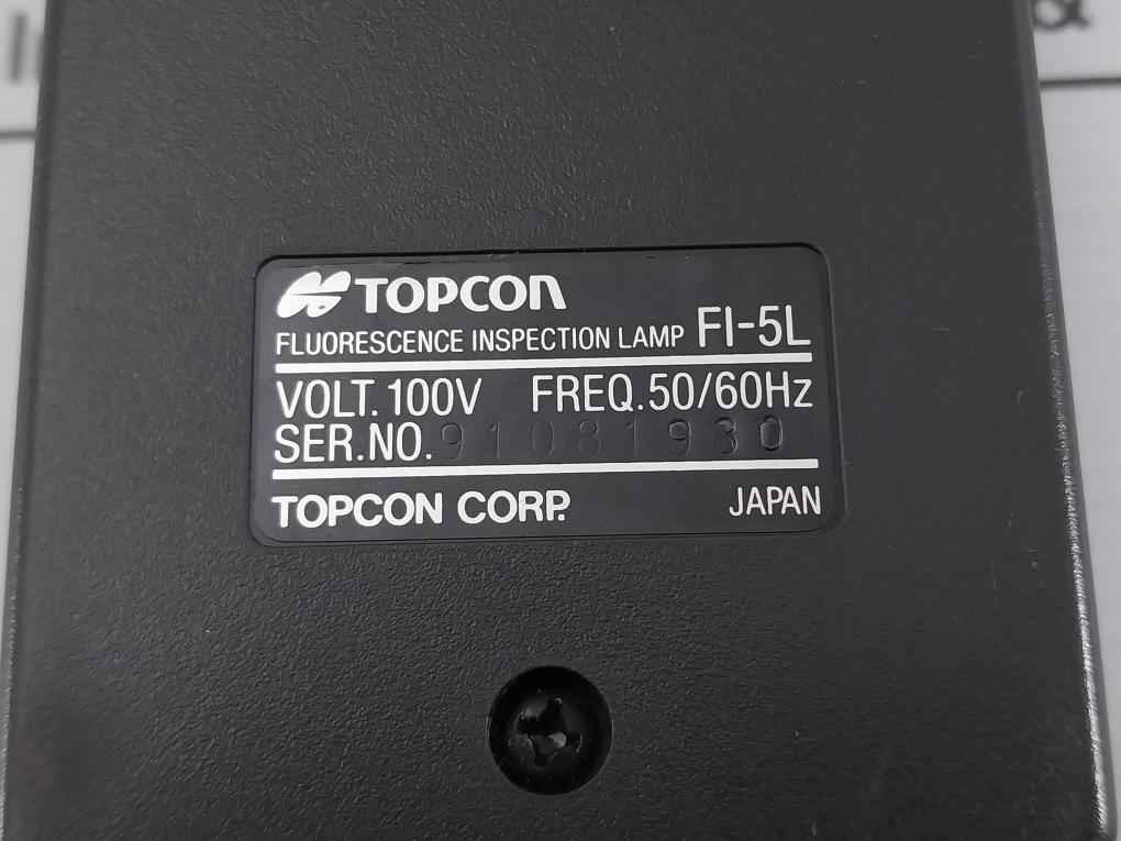 Topcon Fi-5L Fluorescence Inspection Lamp 50/60Hz (Not Working) - Image 12