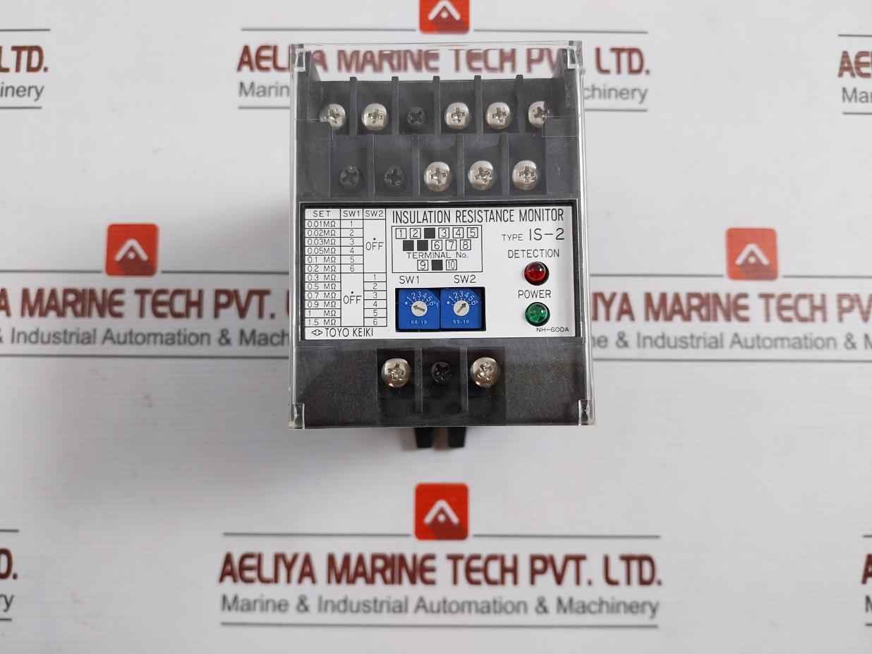 Toyo Keiki Is-2 Insulation Resistance Monitor Ac 200-230V 50/60Hz - Image 6