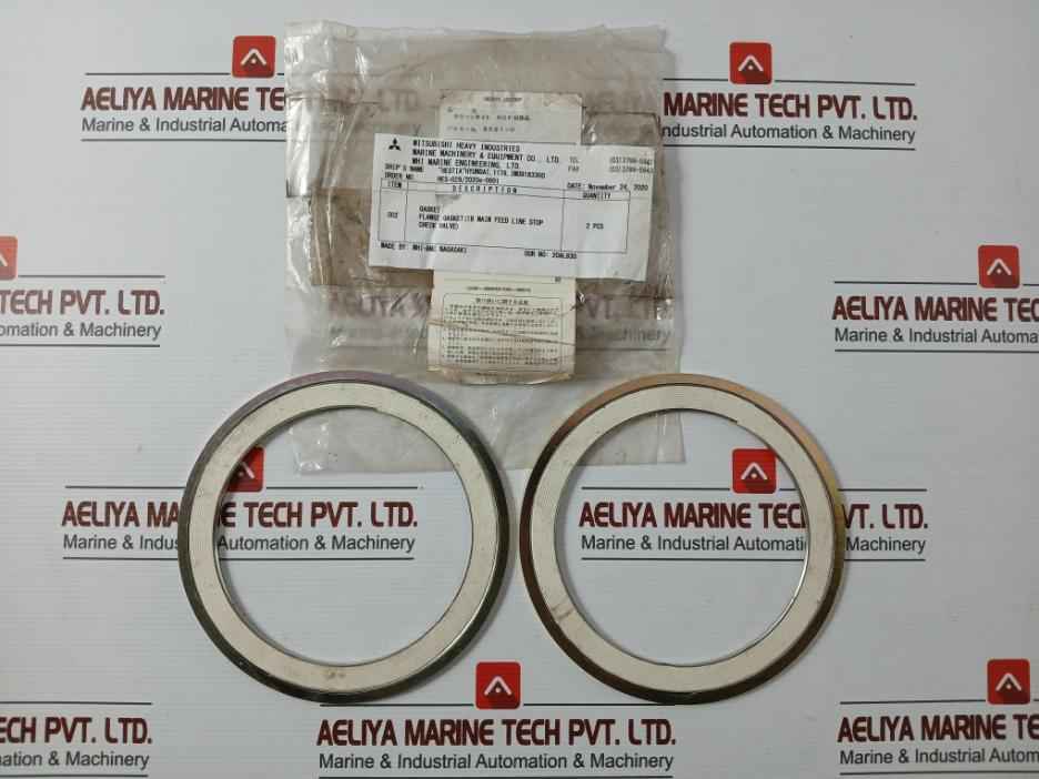 Valqua Vn C-20K-100 Ctf Flange Gasket F/ Main Feed Stop Check Valve 1B