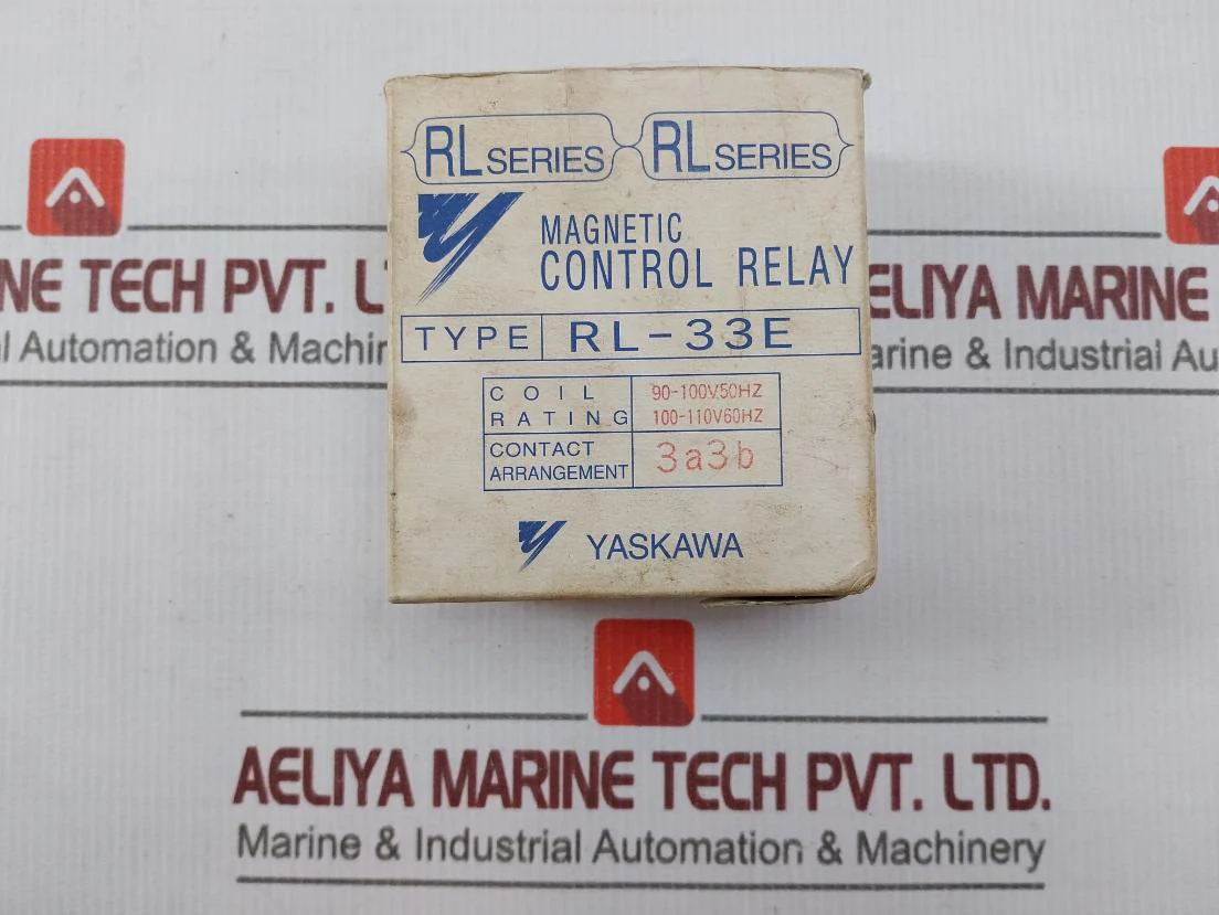 Yaskawa Electric Rl-33E Ac Magnetic Control Relay 90-100V 50Hz 100-110V 60Hz 10A - Image 6